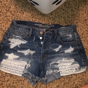 Denim shorts
